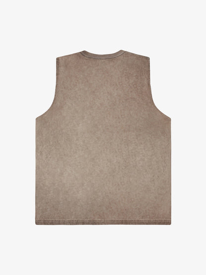 Thesupermade High Street Hip Hop Print Vest - 2373 