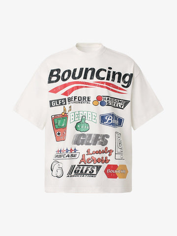 Street Graphic Print T-Shirt - 2415 