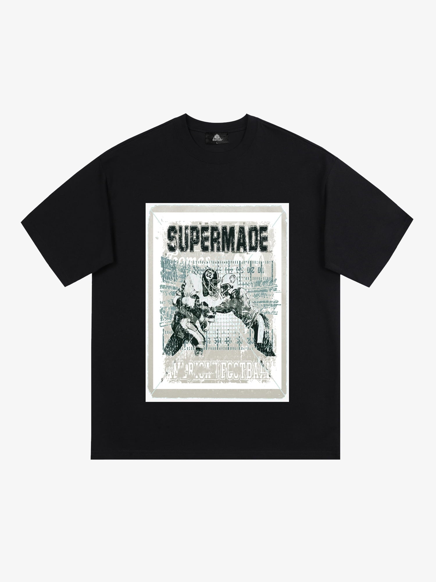 Super Bowl Football Print T-Shirt 