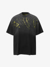 Vintage Washed Dot Spray T-Shirt 
