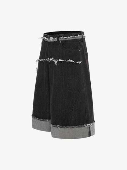 Cleanfit Raw Edge Denim Short - 2483 