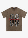 Original Photograph Letter Oversized Graphic T-Shirt 