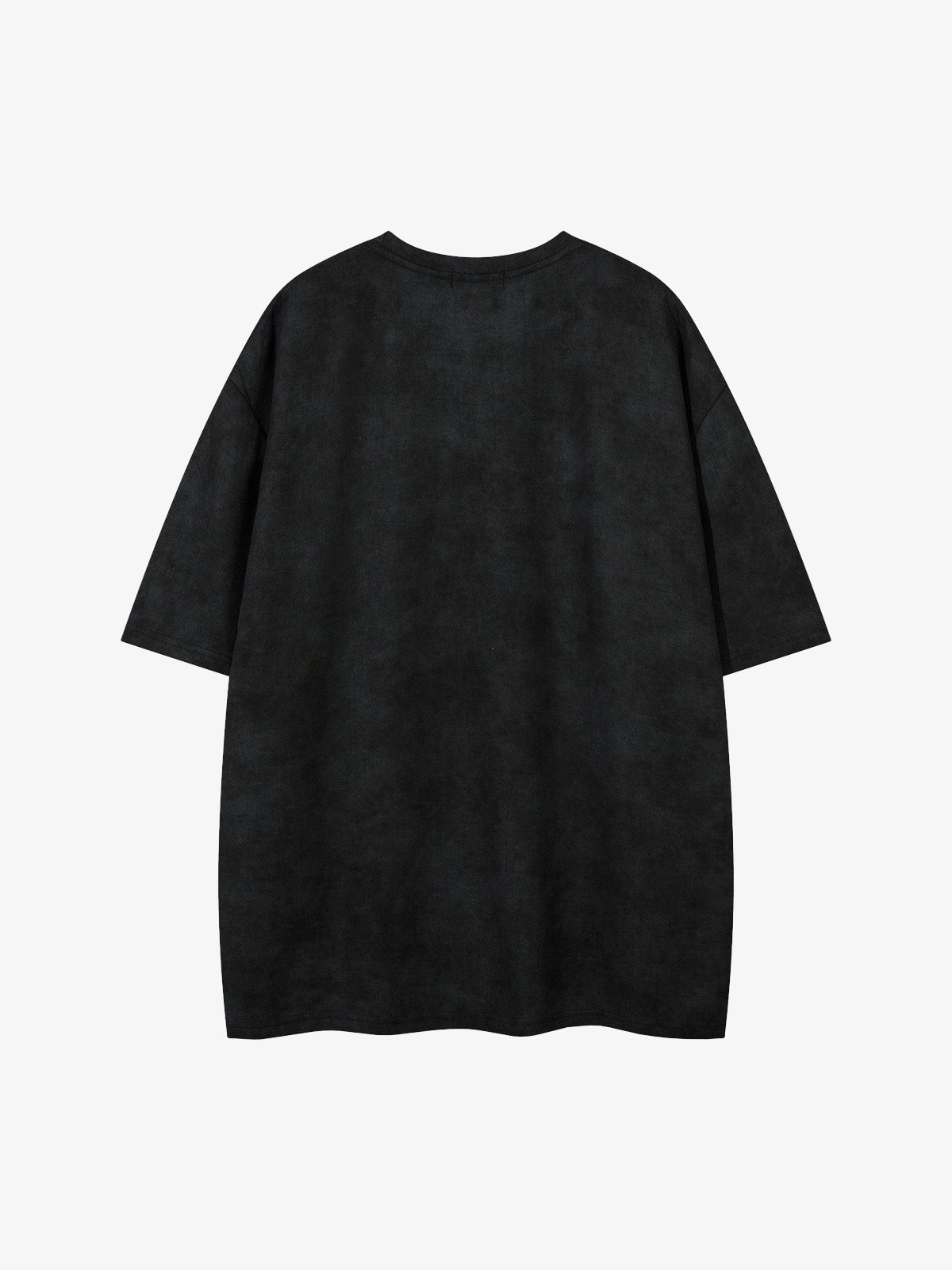 Oversized Graphic Suede Print T-Shirt 