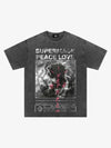 Thesupermade Gangsta Rapper Oversize Graphic T-shirt  - 1990 