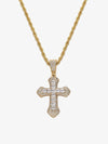 Thesupermade Corss Full Diamond Necklace-1514 
