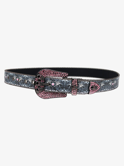 Sparkling Spider-Embellished Belt 