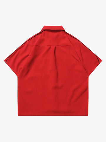 Thesupermade Star Zipper Design Shirt -1575 
