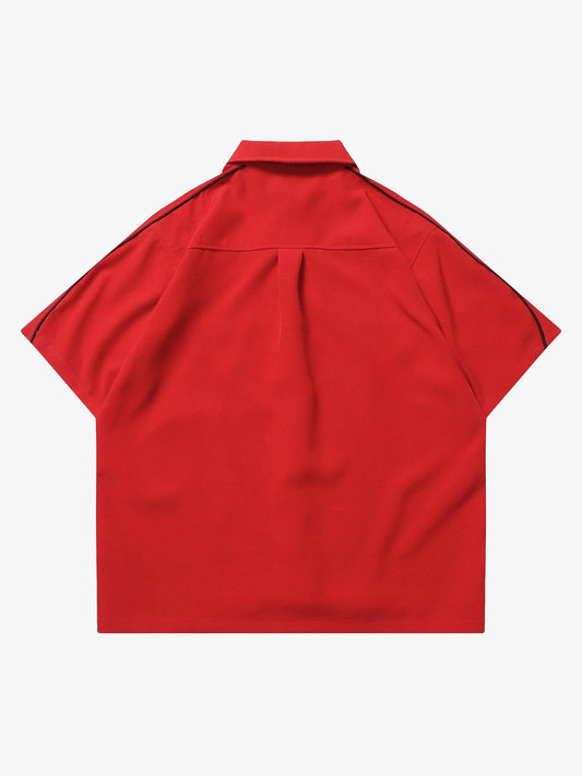 Thesupermade Star Zipper Design Shirt -1575 