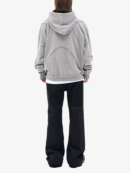 Thesupermade Washed Splicing Hoodie - 1985 