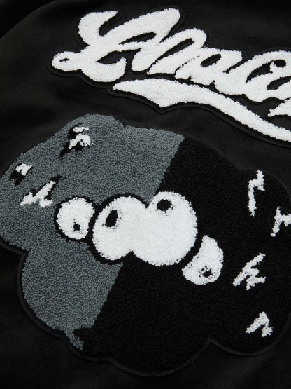Thesupermade Pink Terry Patch Embroidered Hip Hop Baseball Jersey - 1965 