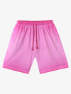 Distressed Washed Drawstring Shorts 