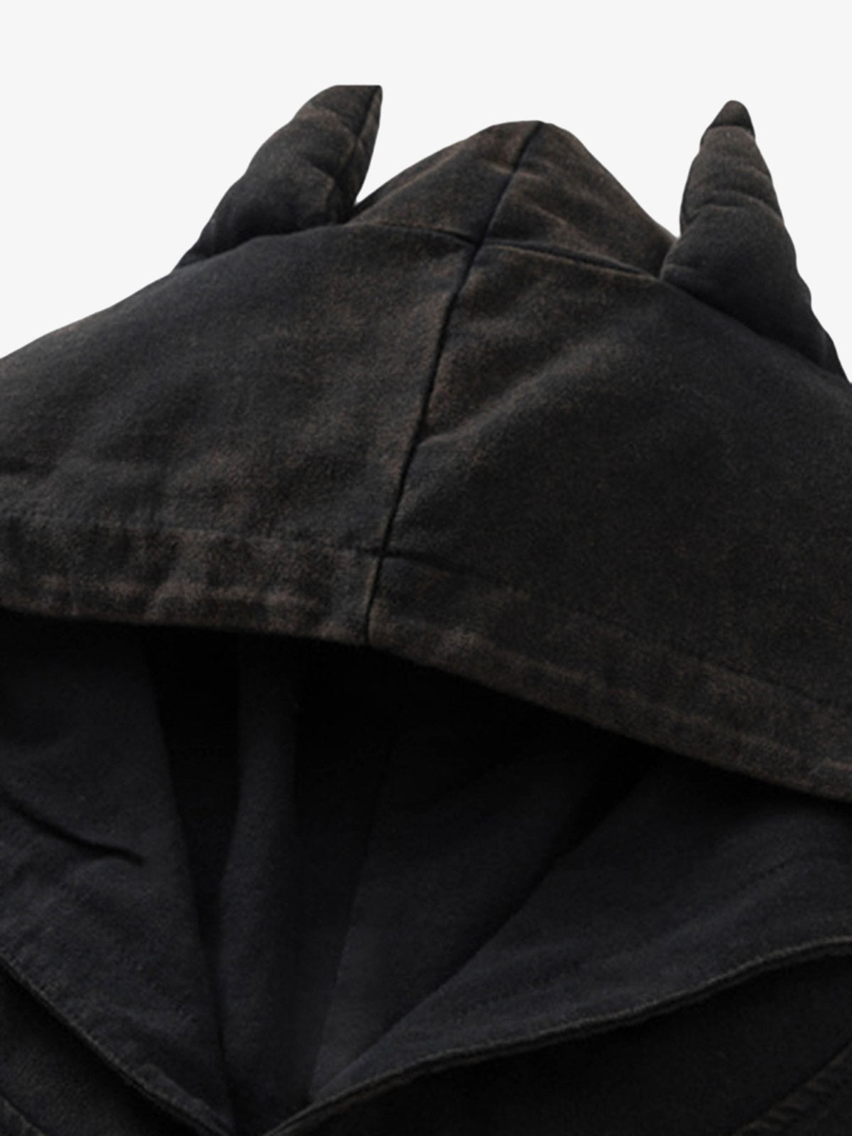Thesupermade Washed Hooded Cotton Undershirt 