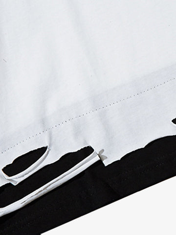 Graphic Letter Chain Vest 