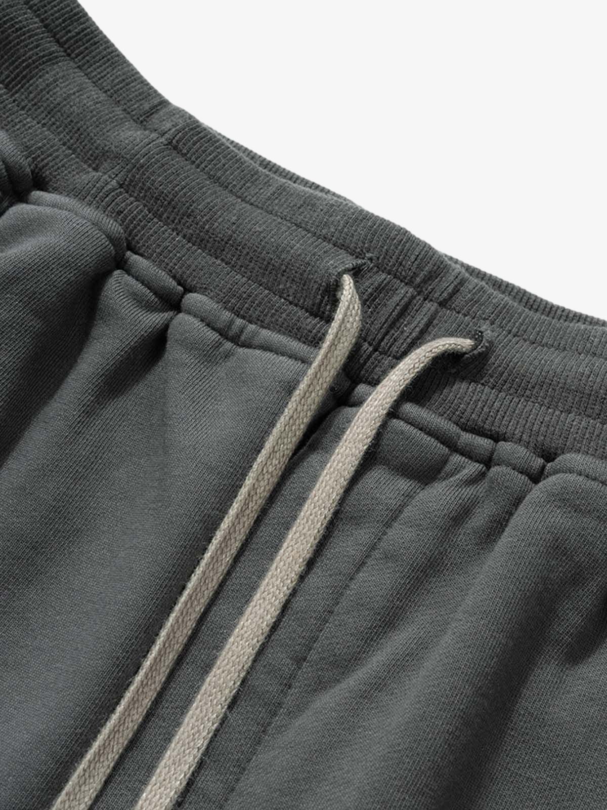 Retro Functional Zipper Slit Jort 