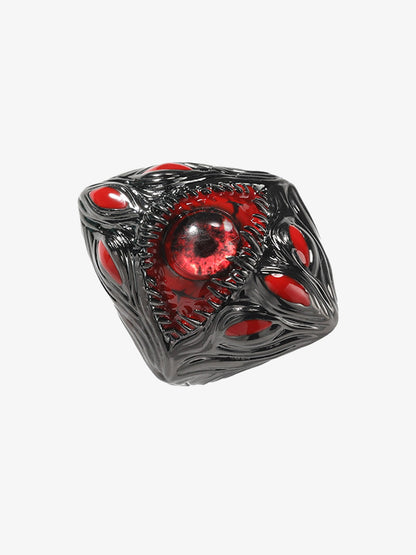 Dark Style Red Eye Copper Ring 