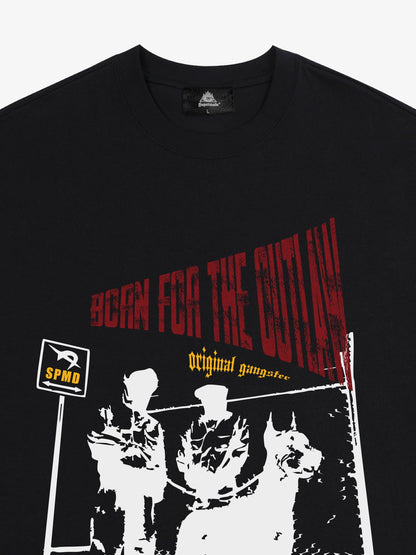 Original “Born for the Outlaw” Graphic Print T-Shirt 