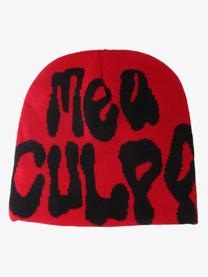 Thesupermade Letter Knitted Hat 