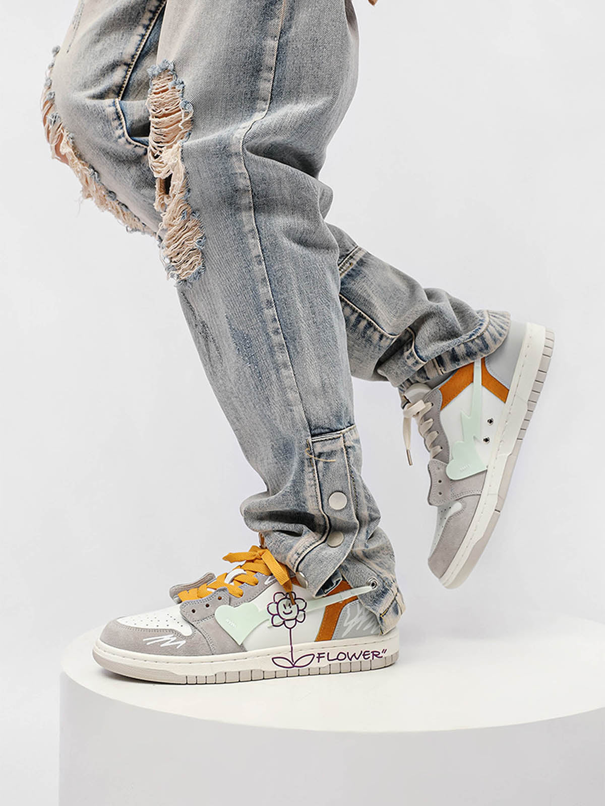 Sunflower Hip-Hop Skate Shoes - 2205 