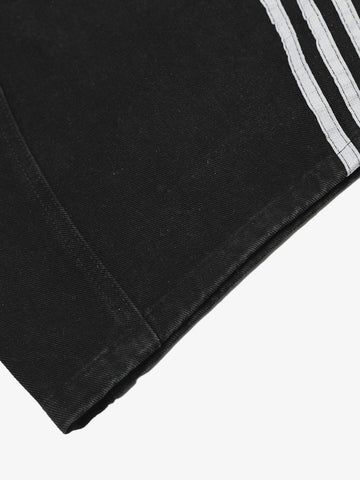 Contrast Side Stripe Denim Barrel Jeans - 2504 