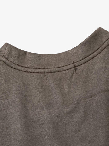 Suede Thorn Embroidered Vest 