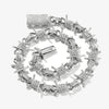 Punk Style Knot Hotfix Rhinestone Bracelet 