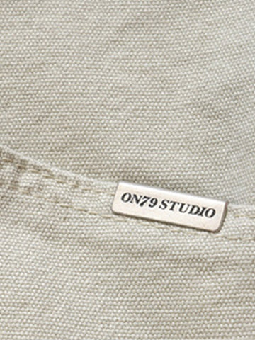 Retro Structured  Design Cargo Shorts 