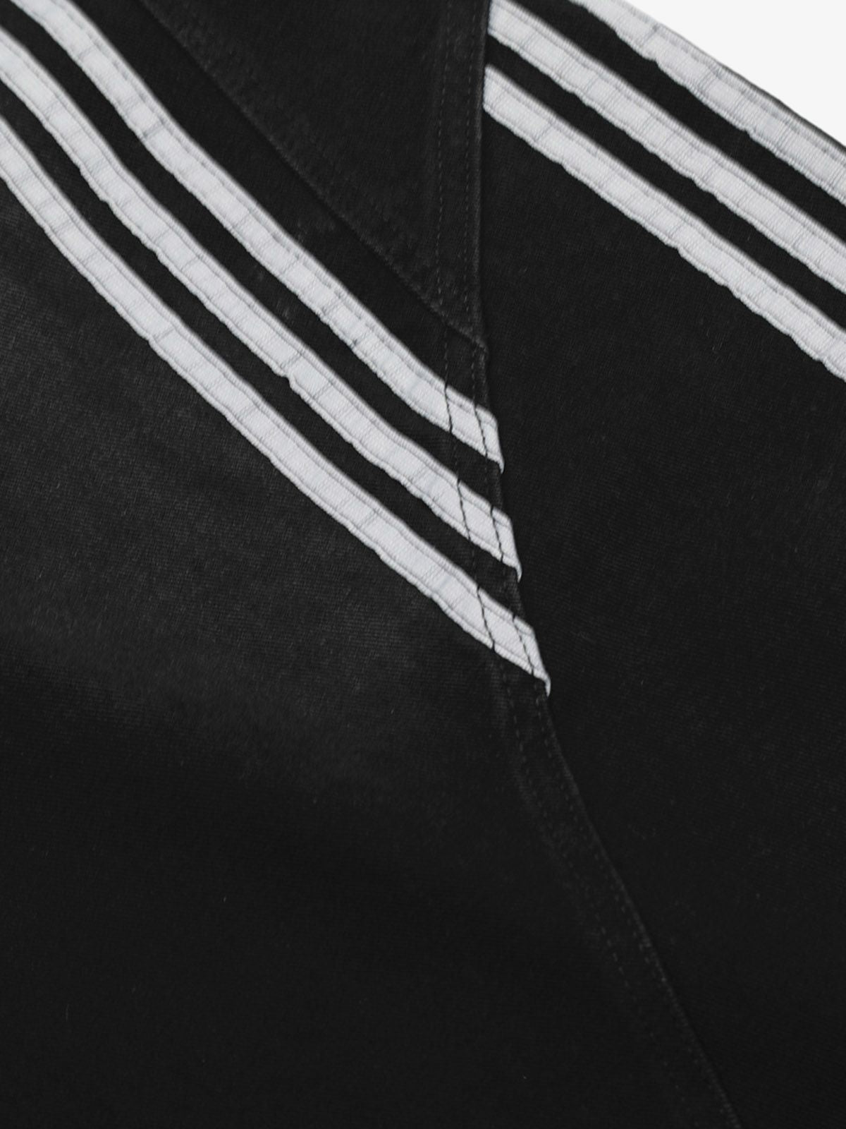 Contrast Side Stripe Denim Barrel Jeans - 2504 