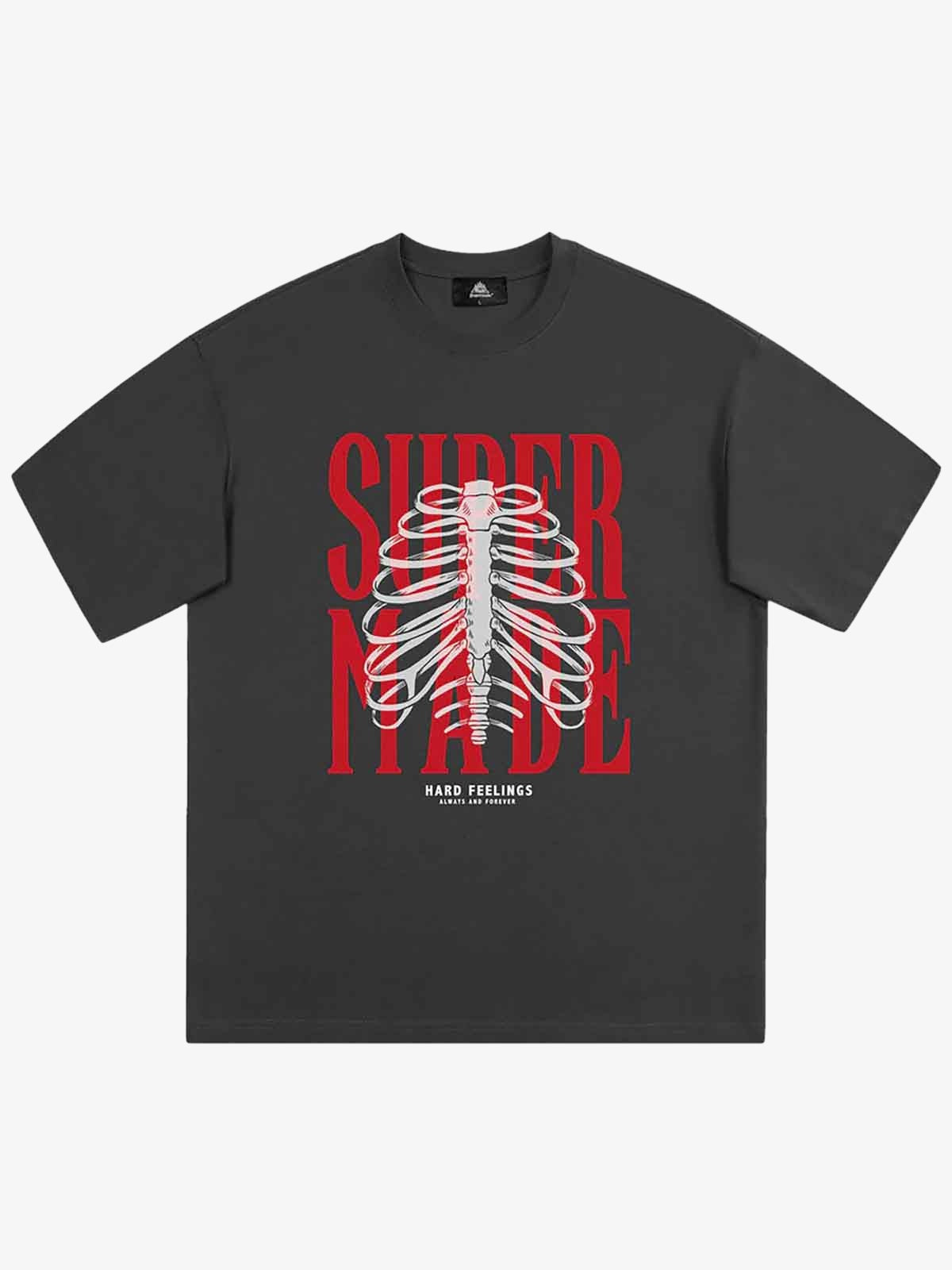 Thesupermade Skull Printed Logo Design T Shirt -1159 