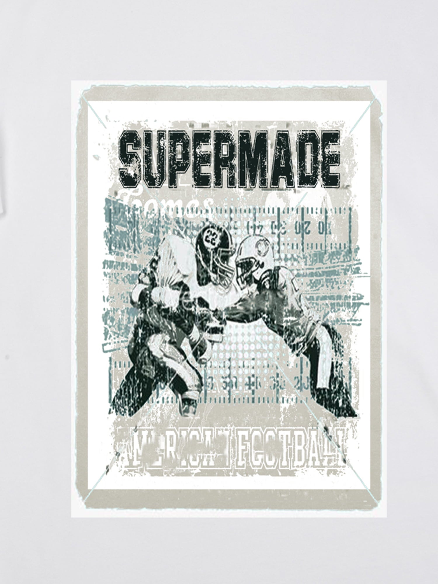Super Bowl Football Print T-Shirt 