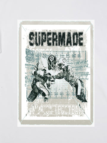 Super Bowl Football Print T-Shirt 