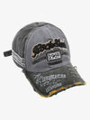 Thesupermade Retro Letter Denim Cap - 2136 