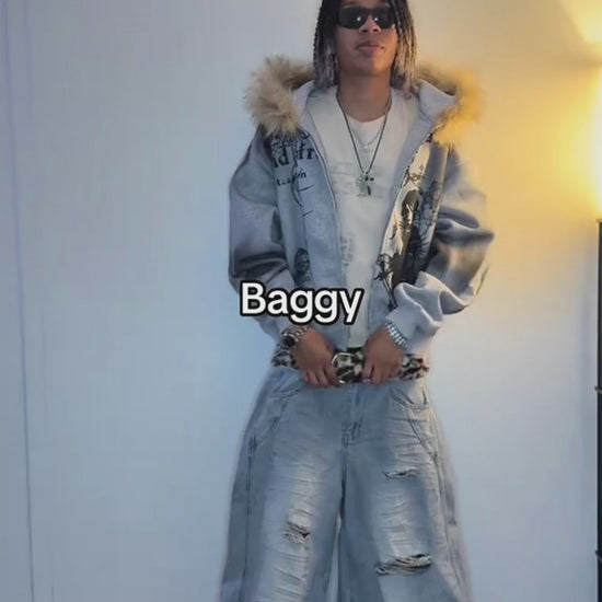 Supermade × Mortemartt Grafik-Kapuzenjacke – 2279