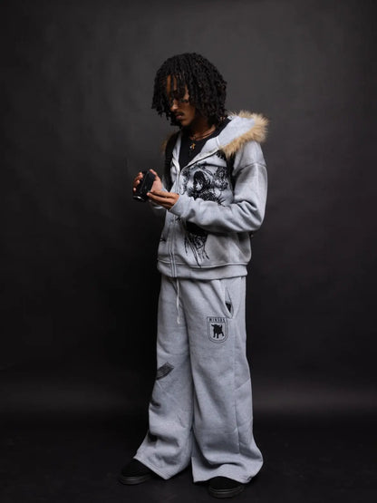 Supermade × Mortemartt Graphic Hooded Jacket- 2279 